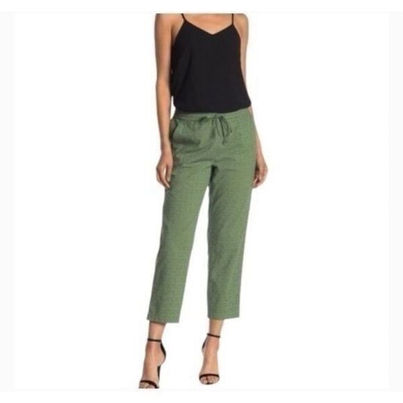 J Crew Eyelet Pull On Cropped Pants XXS - Picture 1 of 7